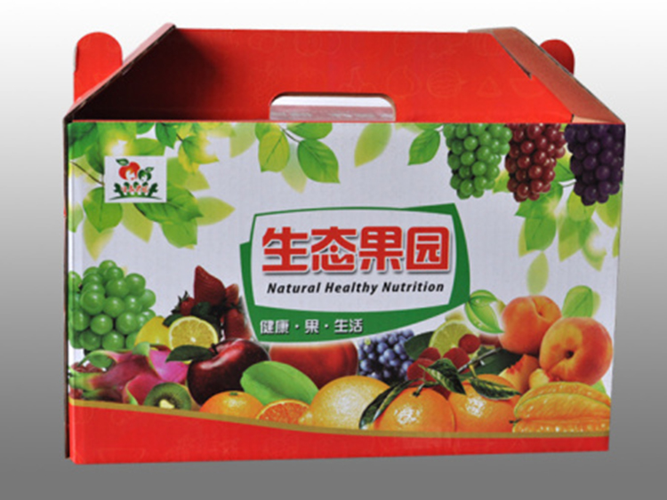 飞歌厂家加工水果包装盒销售 手提礼盒包装厂家