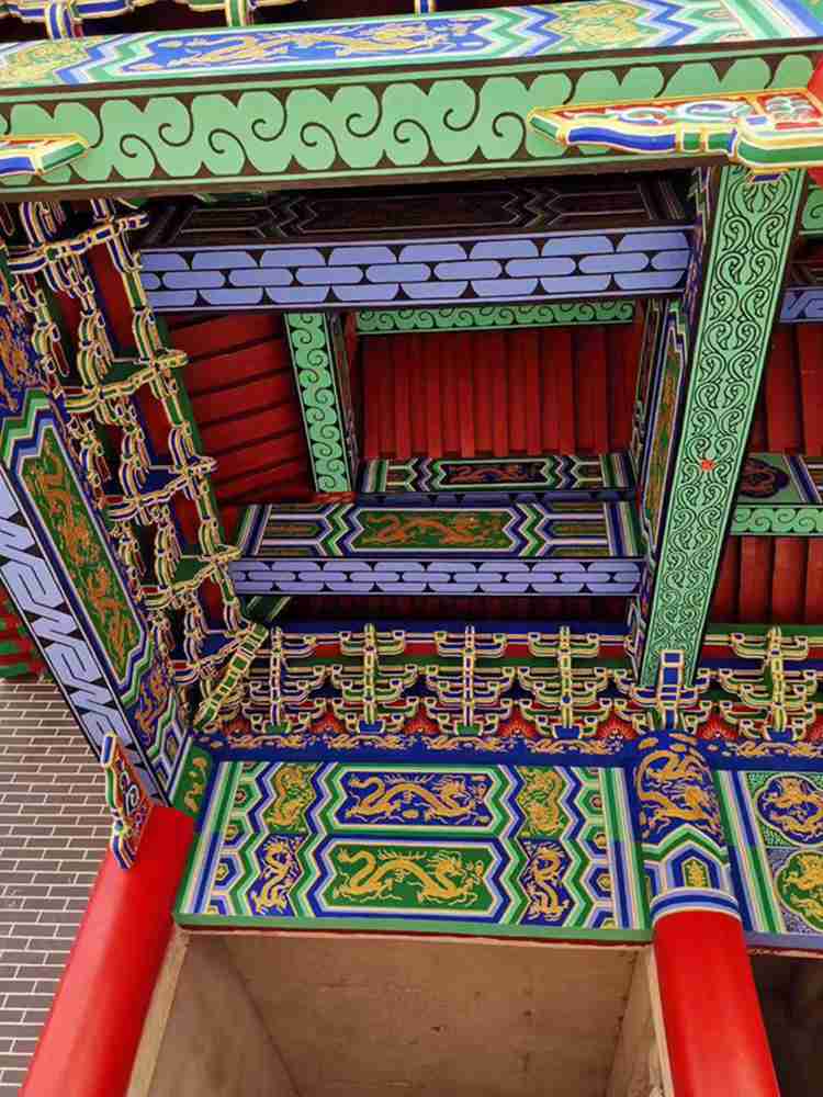 古建筑绘画 仿古彩绘 古建绘画设计——唐宋古建