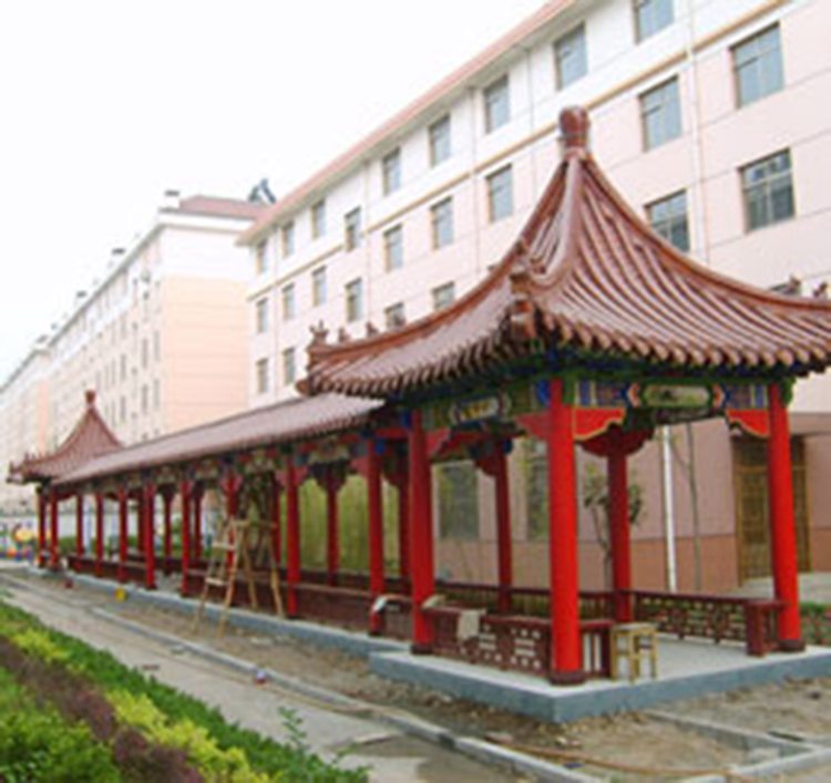 古建长廊价格 古建长廊厂家 古建半廊——唐宋古建供应