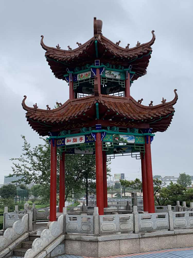 山东仿古凉亭设计 山东彩绘仿古凉亭施工队
