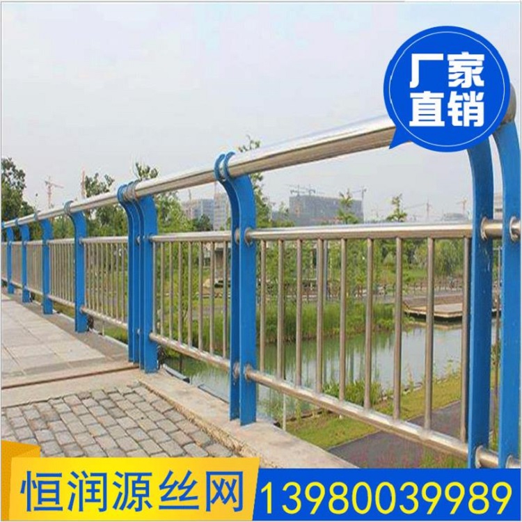 厂家直销双金属复合管不锈钢桥梁护栏安全可靠