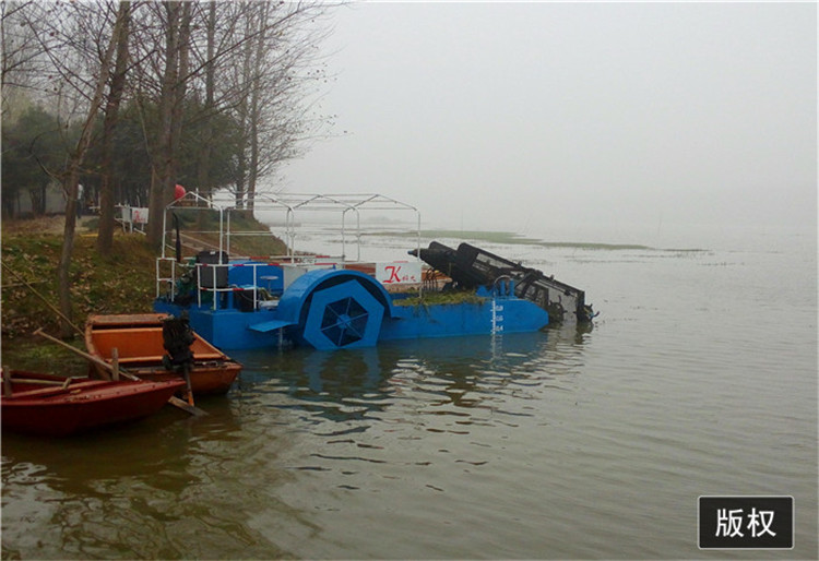 水陆两栖船 人工湖清洁 河道清漂船