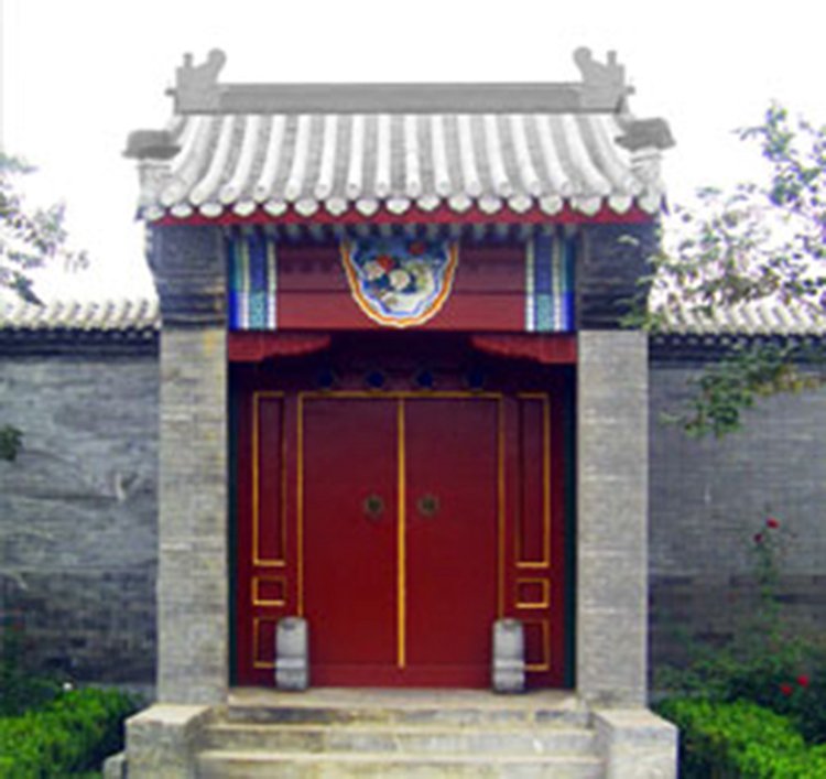 唐宋古建四合院大门 古建寺庙大门订制