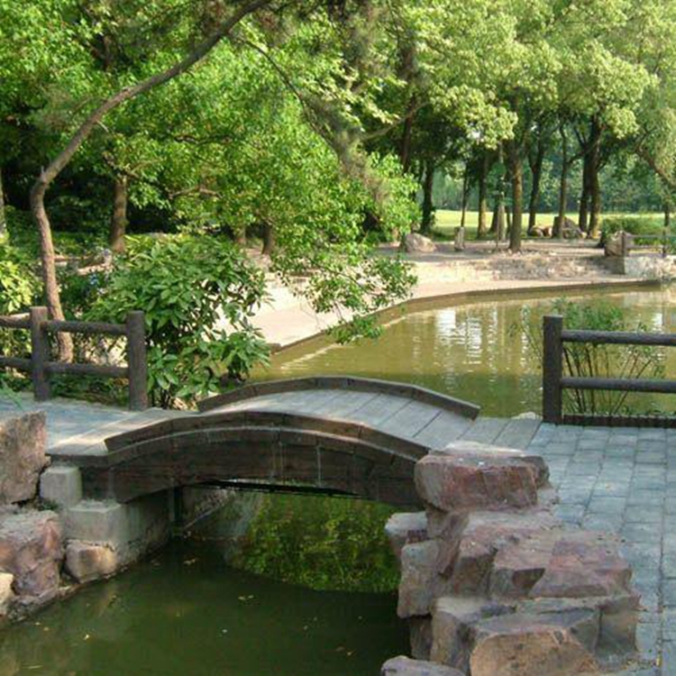 唐宋仿古栈道平台 仿木小桥 仿古木桥施工