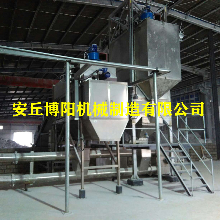 膨润土吨袋破袋机_自动吨袋拆包机_吨袋拆包投料系统方案