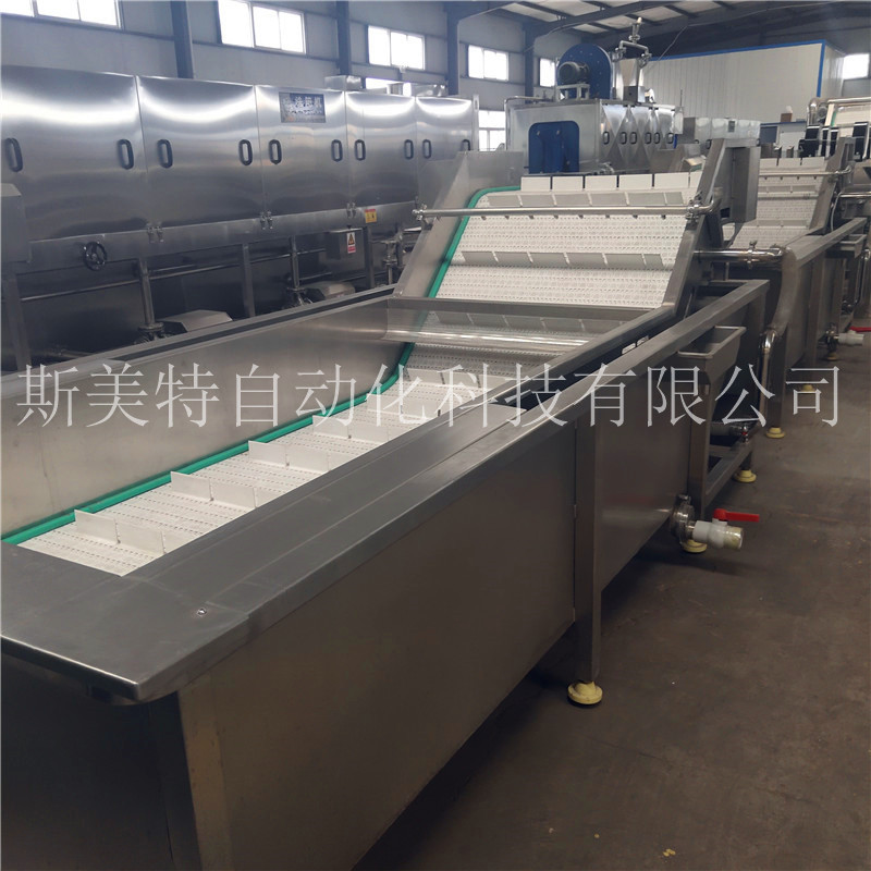 根茎类蔬菜清洗机 全自动蔬菜清洗机 气泡蔬菜清洗流水线厂家直销