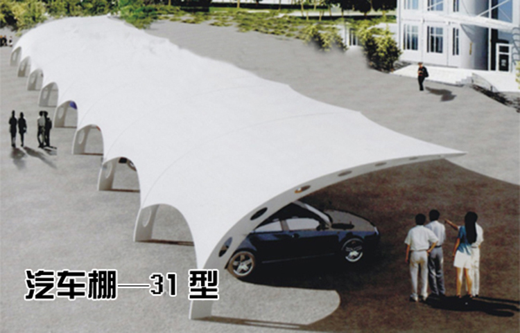 山东潍坊市单排停车棚屋面汽车棚17335568199