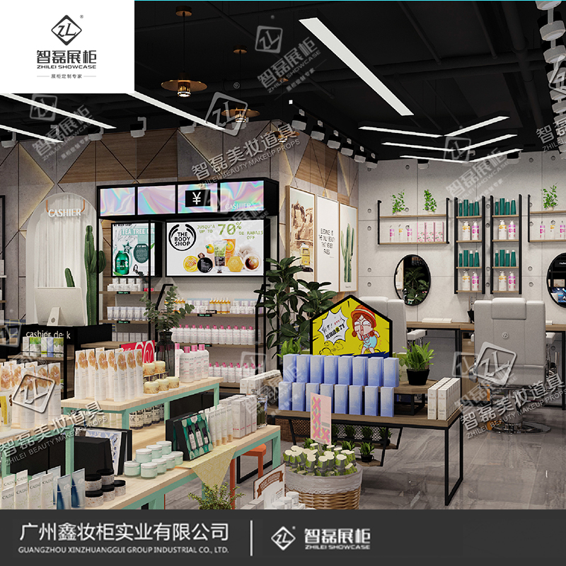 广州化妆品展示柜_专业制作展示柜工厂