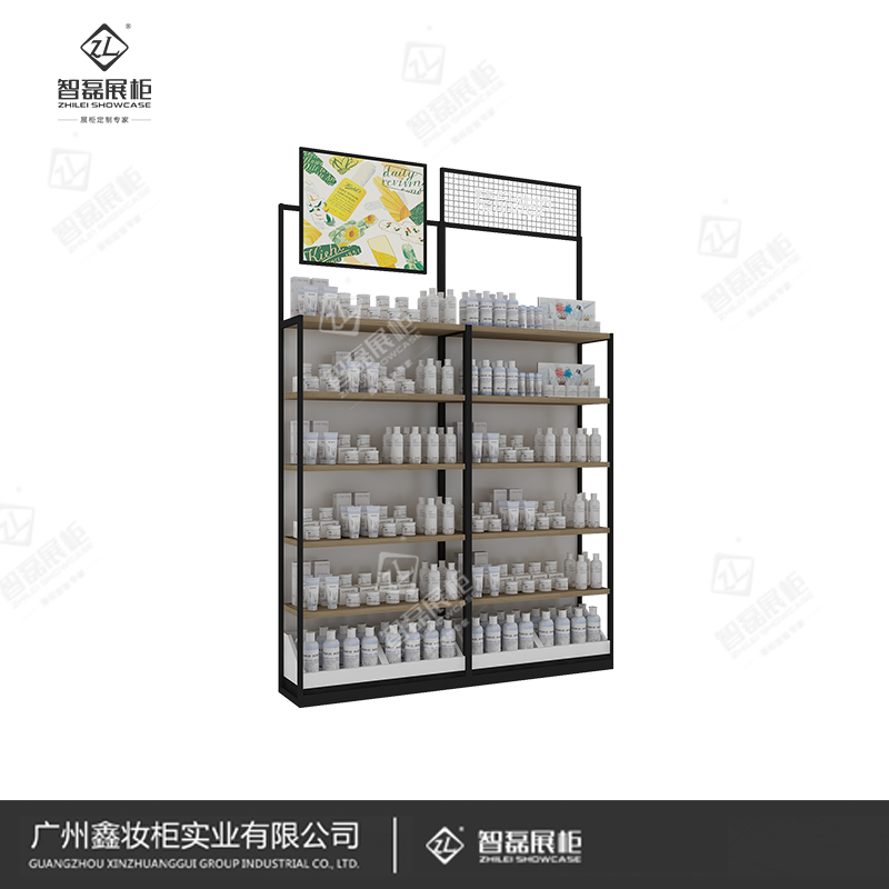 定制化妆品展柜_自由组合陈列柜_产品展示柜