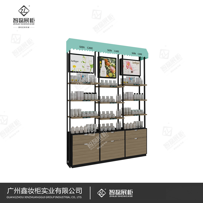 定制展柜-美妆展柜-化妆品柜台-展柜厂家-定制展柜厂家