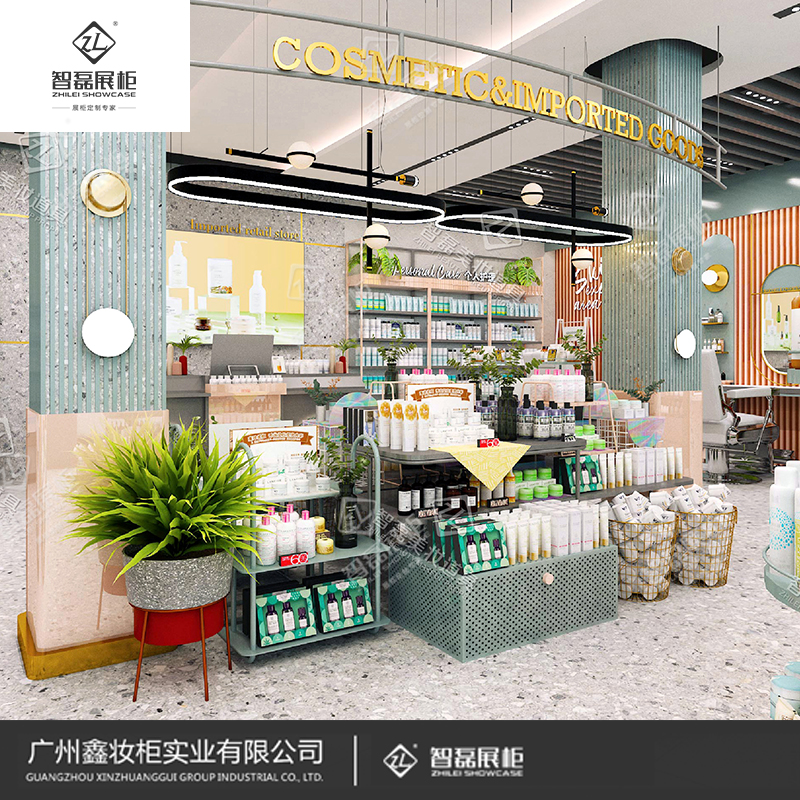 厂家直销展示柜_化妆品展示柜_定制展柜_美妆店展柜