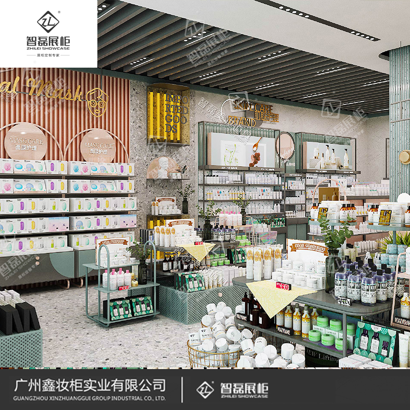 化妆品展柜_厂家直销_质优价优_款式齐全_个性化定制