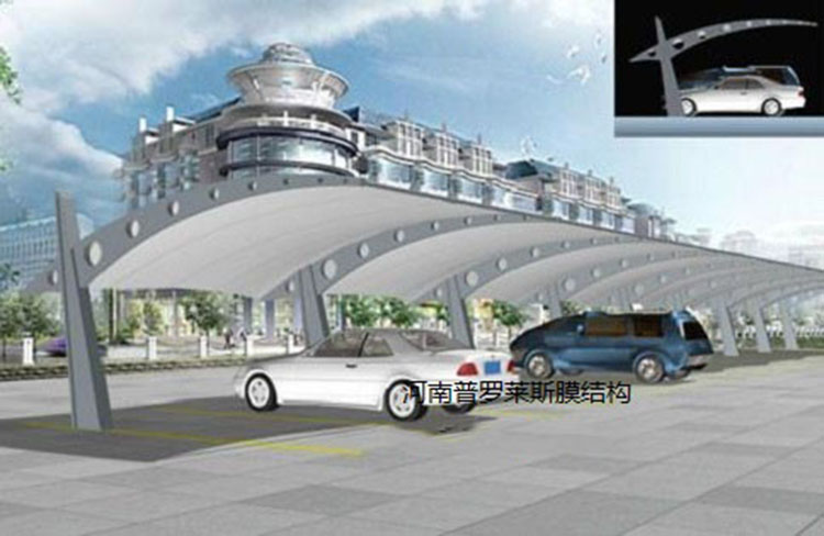 四川遂宁市膜结构车棚17335568199