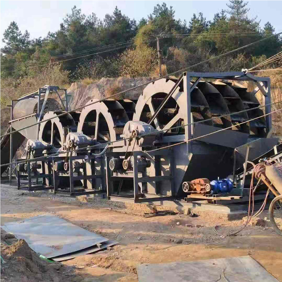 青州轮式洗沙机生产厂家 轮式洗沙机价格咨询宏伟环保