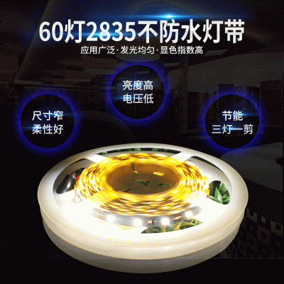 厂家直销LED灯带120灯贴片LED灯条12V24V低压供应