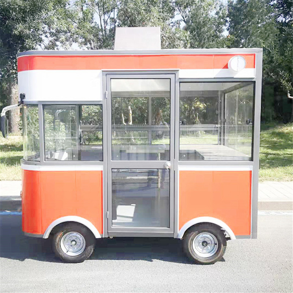 灵便适用的—多功能电动餐车 移动小吃车 煎饼果子小吃车厂家直销