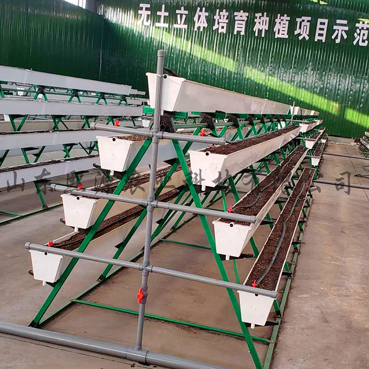 草莓种植架 无土栽培设备供应 厂家直销 质量保证 三角架种植