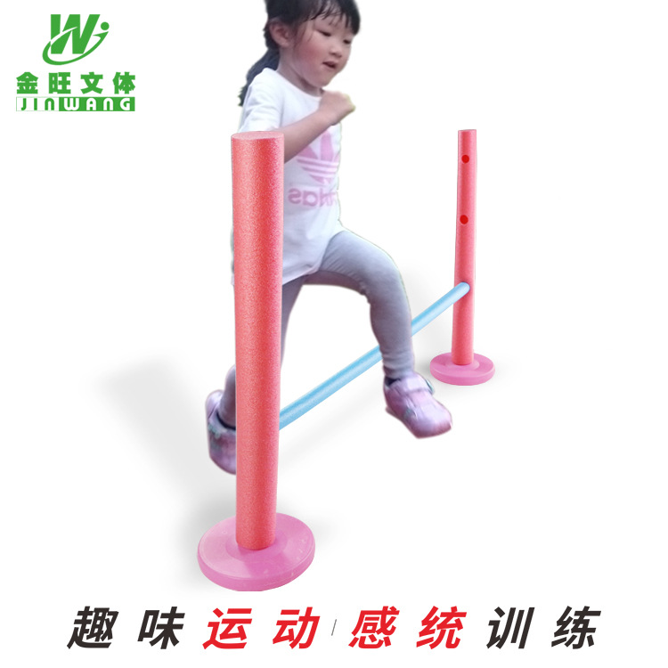 金旺批发趣味训练跨栏 幼儿园早教器材Diy拼装 厂家