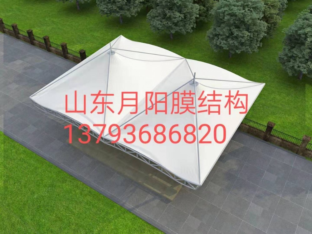 厂家直销公园膜结构景观棚_张拉景观蓬_膜结构建筑工程--景观膜结构