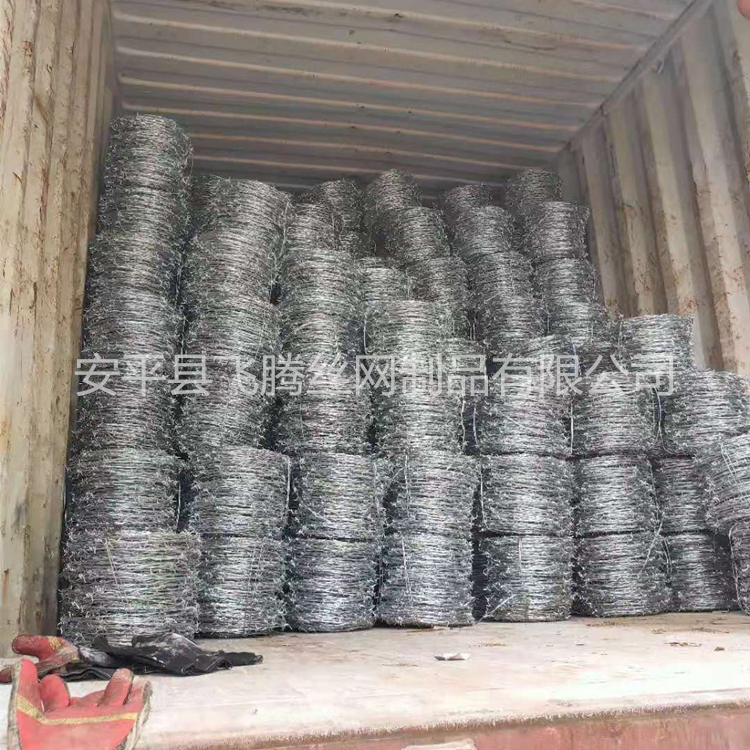 厂家直销 通冷镀木轴刺绳 托盘包装定制双股热镀锌刺绳