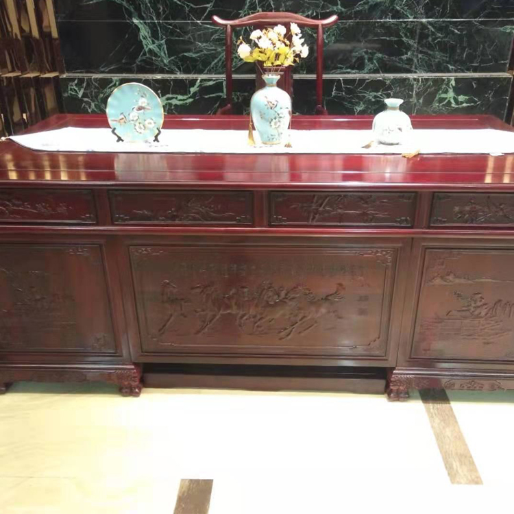 办公室红木家具 南美酸枝办公台 大班桌 老板桌