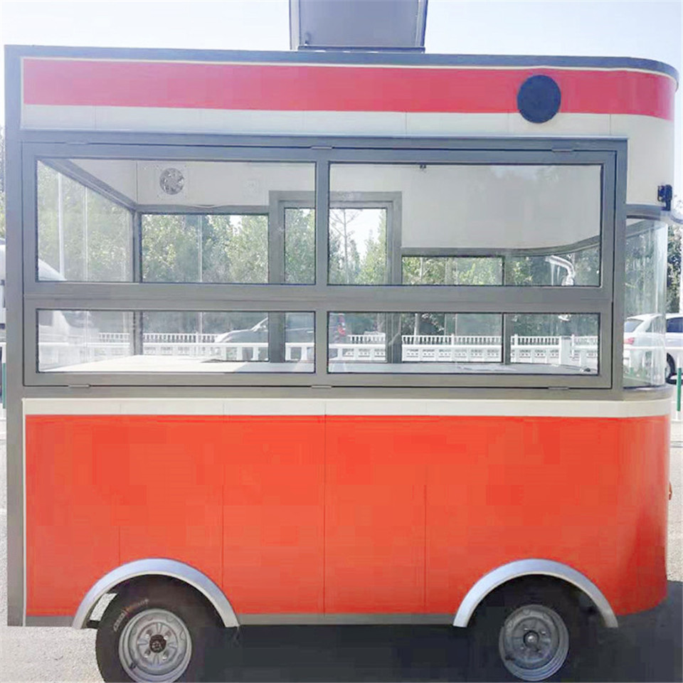 美食小吃车电动餐车定制 山东顺发店车厂家直销多功能流动餐车