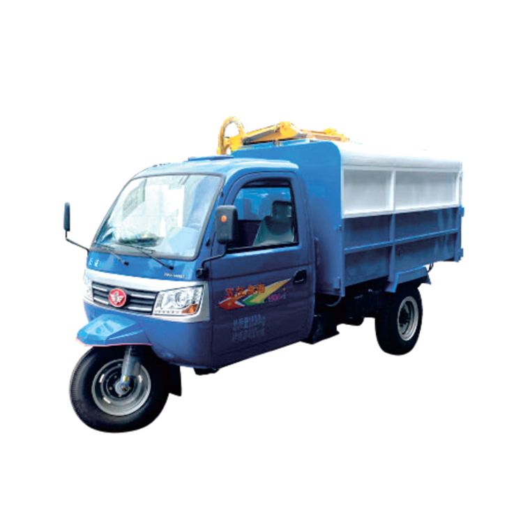电动环卫保洁车 垃圾桶自卸车 LB3GT001C三轮柴油侧翻桶清运车