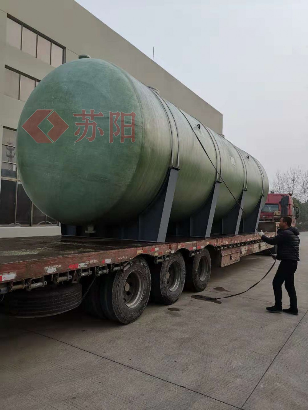 卧式玻璃钢储罐-江苏苏阳玻璃钢复合材料有限公司