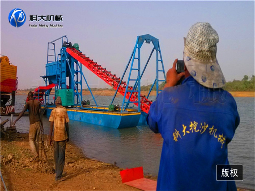 鼓动溜槽 淘金船参数 滚筒筛式淘金船（车）