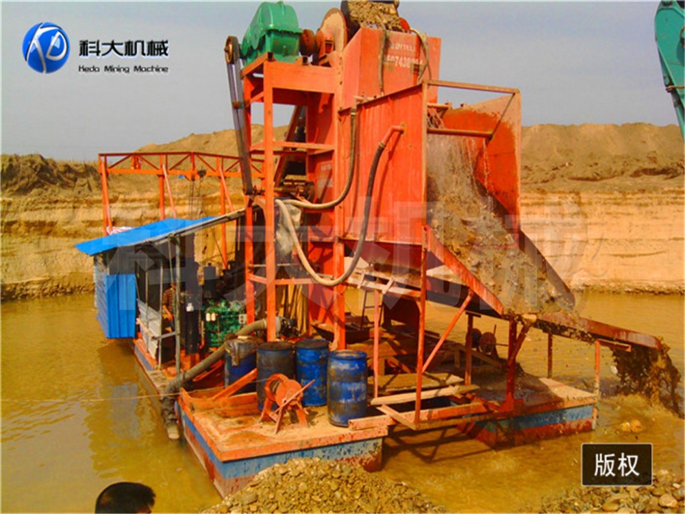 跳汰机式选金设备 滚筒式采金车