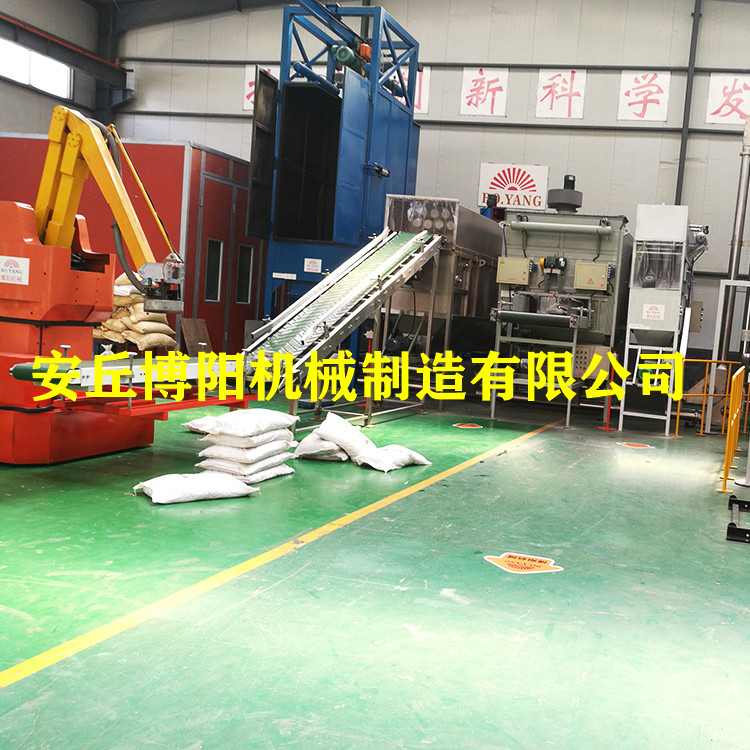 袋装颗粒肥自动拆垛机_托盘拆垛拆包机_自动拆垛设备非标生产