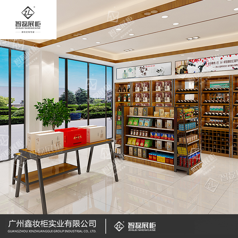食品店展示柜_z展柜制作哪家好_精品展柜定做