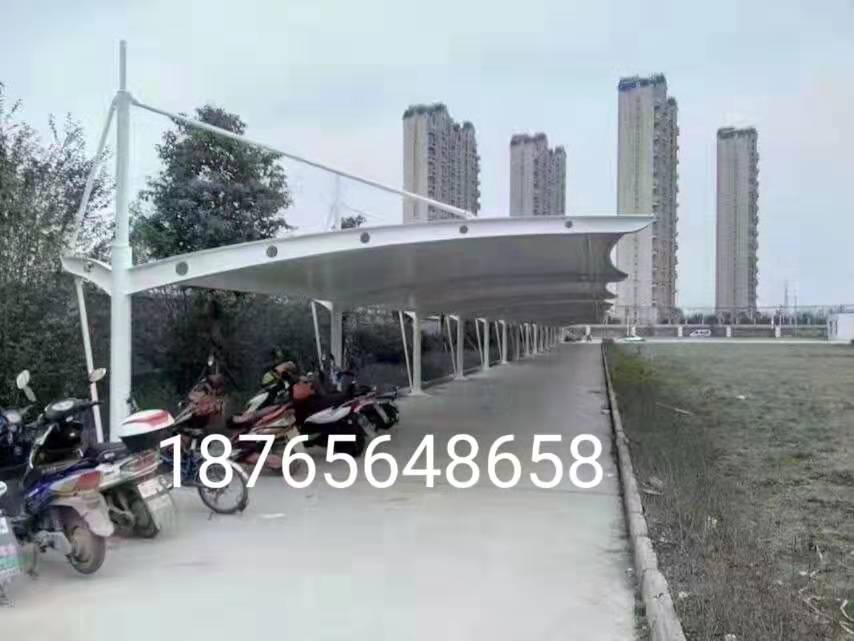 膜结构车棚_膜结构停车棚汽车棚定做停车场充电桩车棚厂家