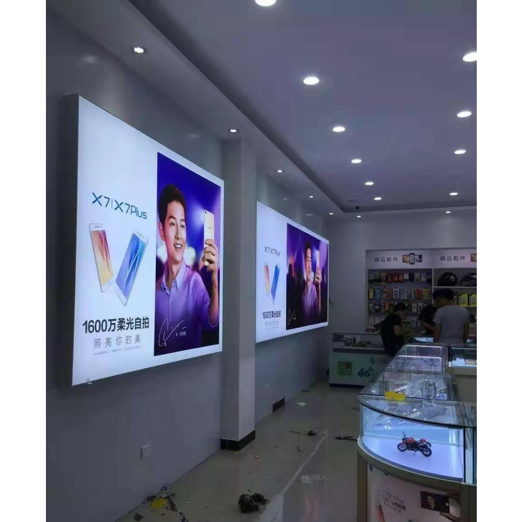 卡布灯箱 灯箱广告牌定制 廊坊LED超薄无框卡布灯箱