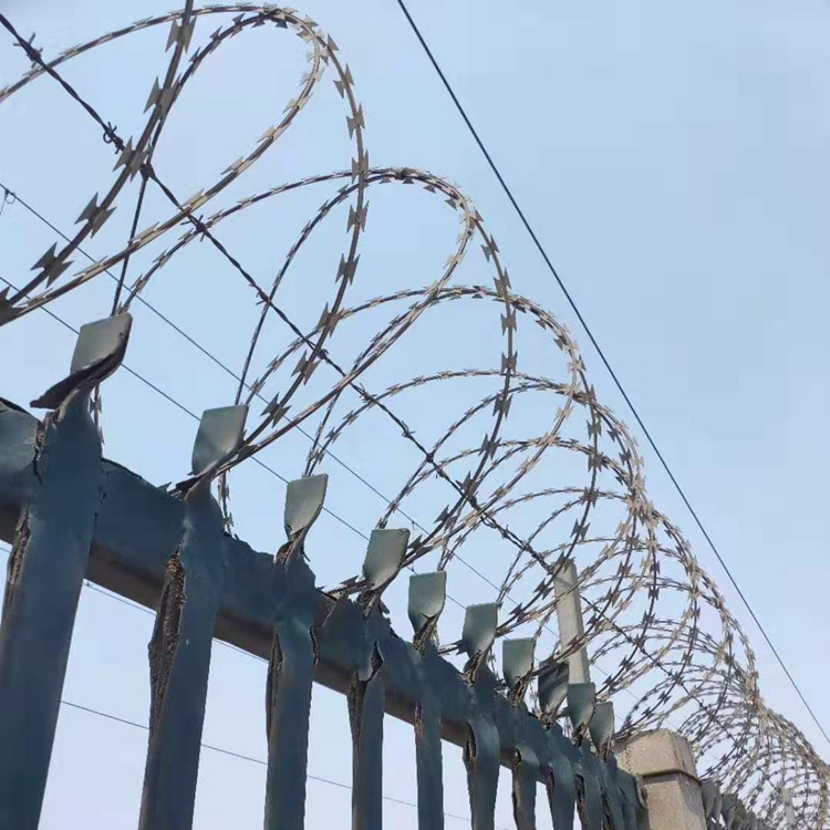 厂家直销 热镀锌逮到片刺绳 防护刺网  可定制