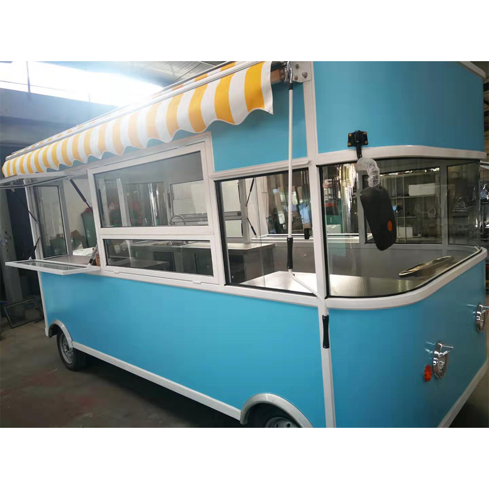 新式电动小吃车 异型车 流动美食车 顺发店车加工定制