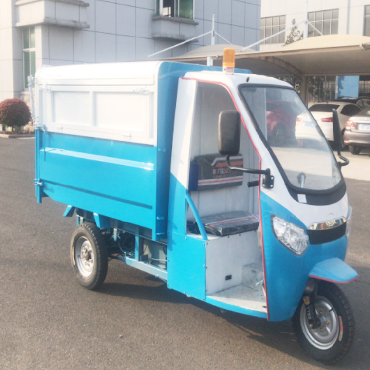 电动三轮保洁车 环卫保洁车 垃圾清运车 侧翻桶垃圾车