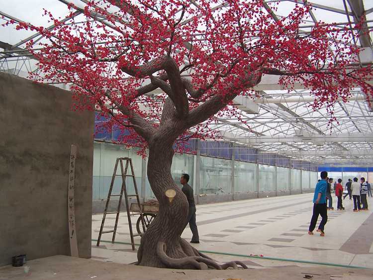 厂家供应樱花仿真树 仿真榕树 仿真植物 质优价廉