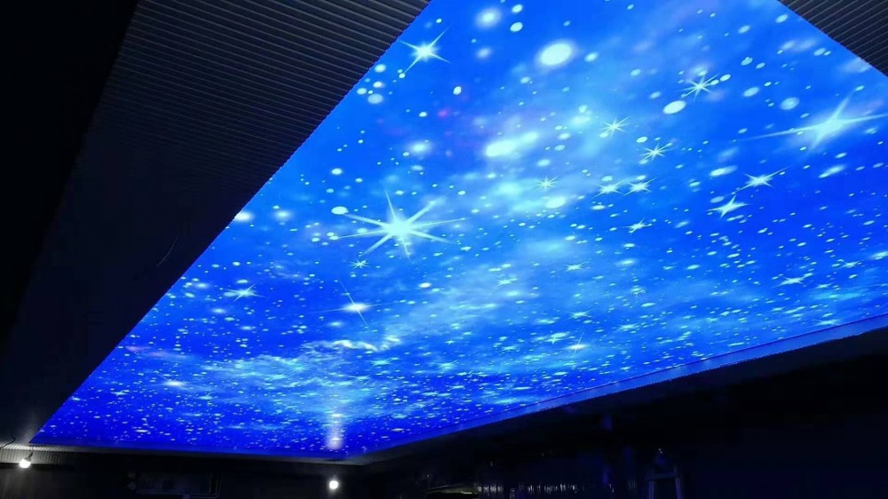 北京游泳馆吊顶 星空软膜 波浪软膜