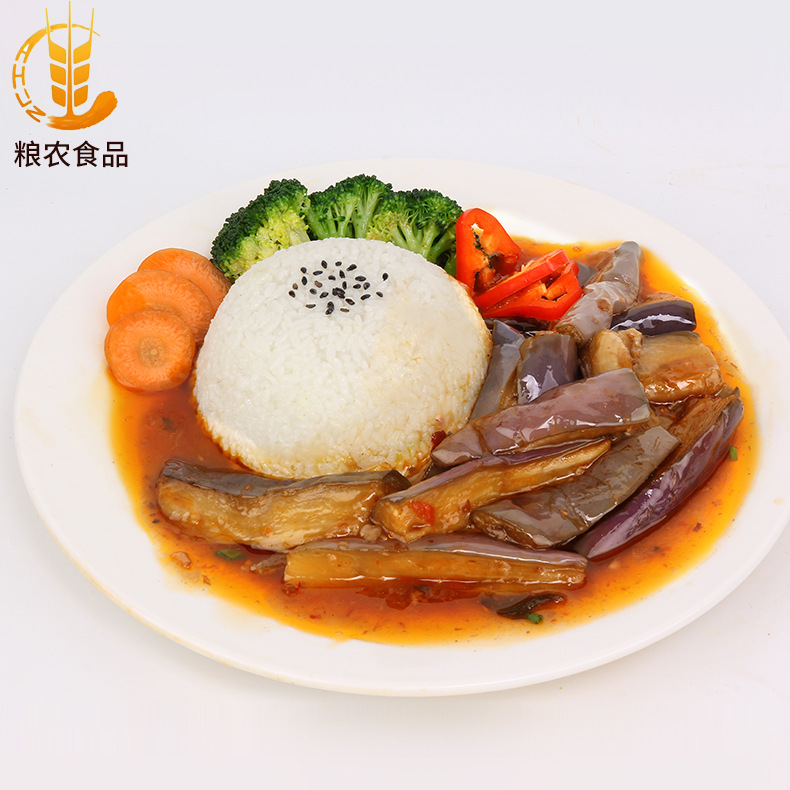 肉末茄子料理包 厂家直供肉末茄子冷冻料理包 加热即食