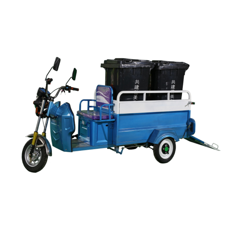 电动三轮拉桶车_景区环卫保洁车