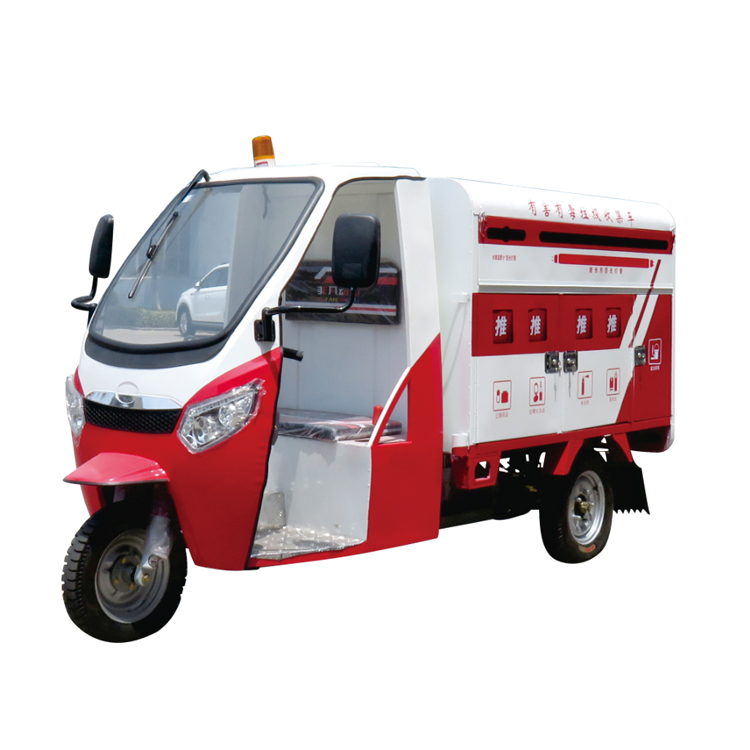 新款环卫保洁车_小区物业生活垃圾分类清运车