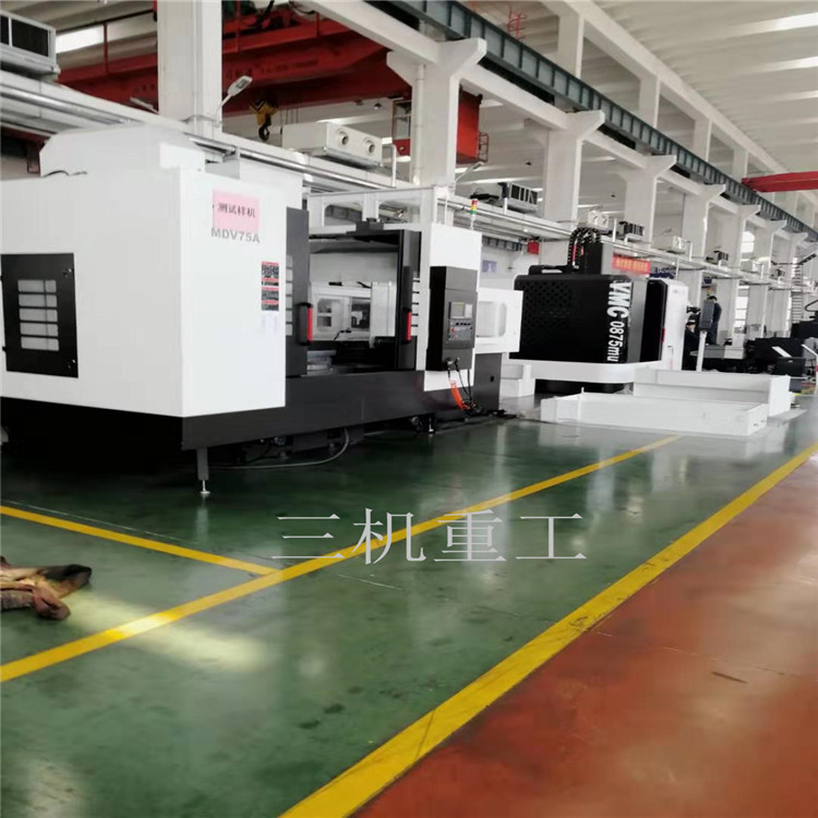 山东数控厂家直销线性导轨HMC630卧式加工中心工作台360度旋转