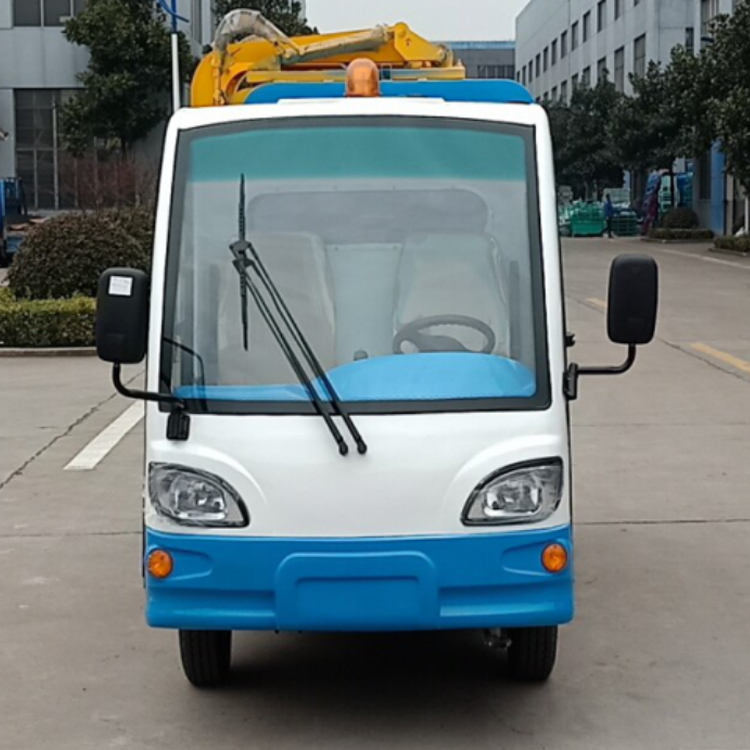 电动垃圾车_四轮侧吊桶车