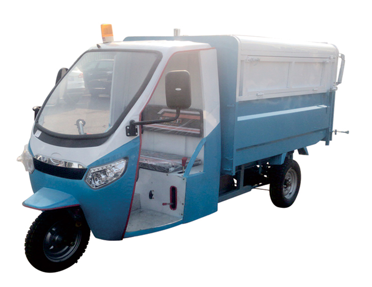 电动垃圾清运车  餐厨垃圾车LB-14四轮侧吊桶车