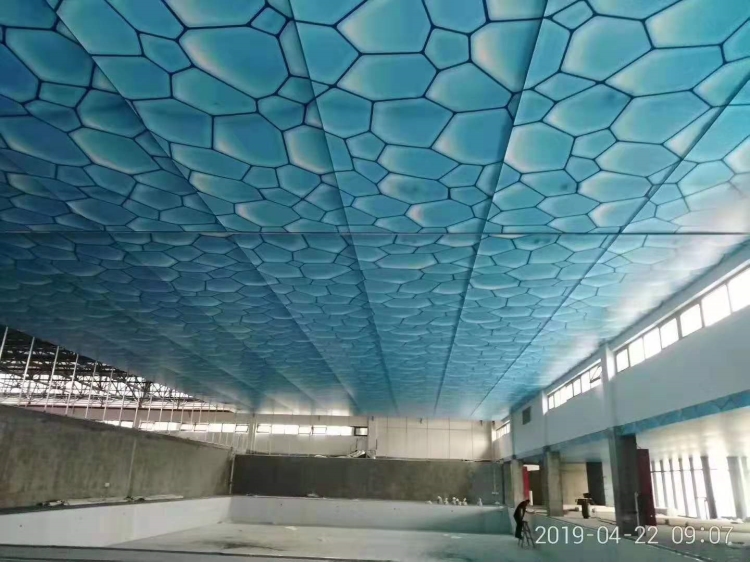 洗浴吊顶 洗浴中心软膜吊顶 光面喷绘透光软膜