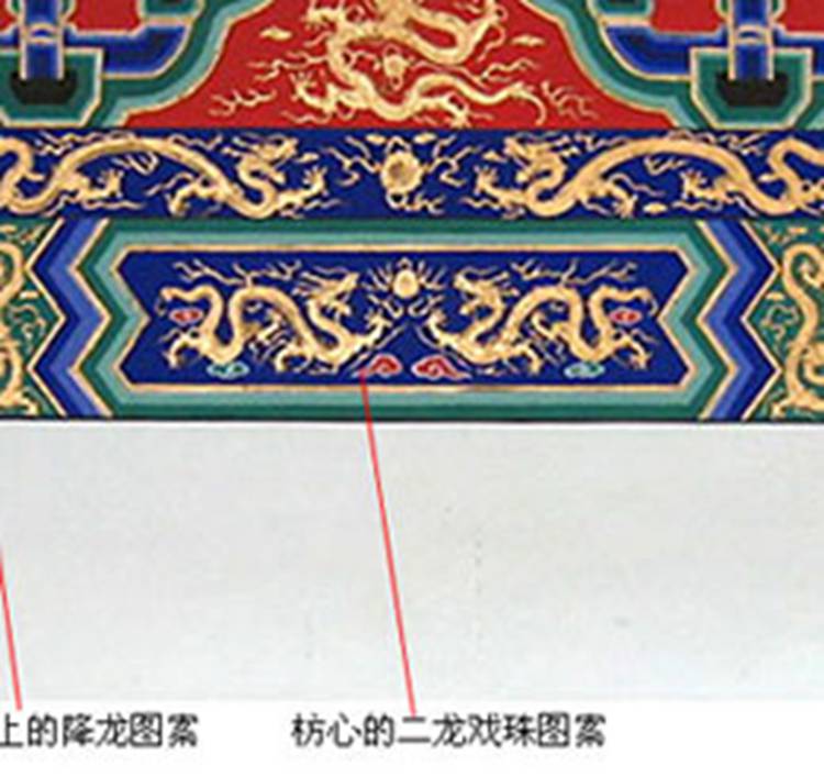 仿古凉亭彩绘 古建筑油漆绘画 仿古寺庙绘画 提供设计