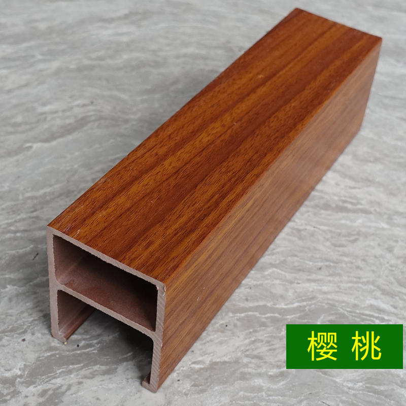 绿可木生态木格栅_100*50生态木方木_室内装修隔断格栅_防潮阻燃 厂家直供量大价格优惠 艾可生态木