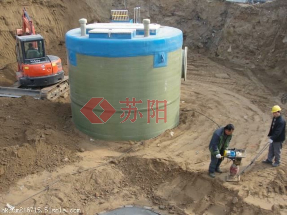 GRP一体化预制泵站  地埋一体化污水提升泵站