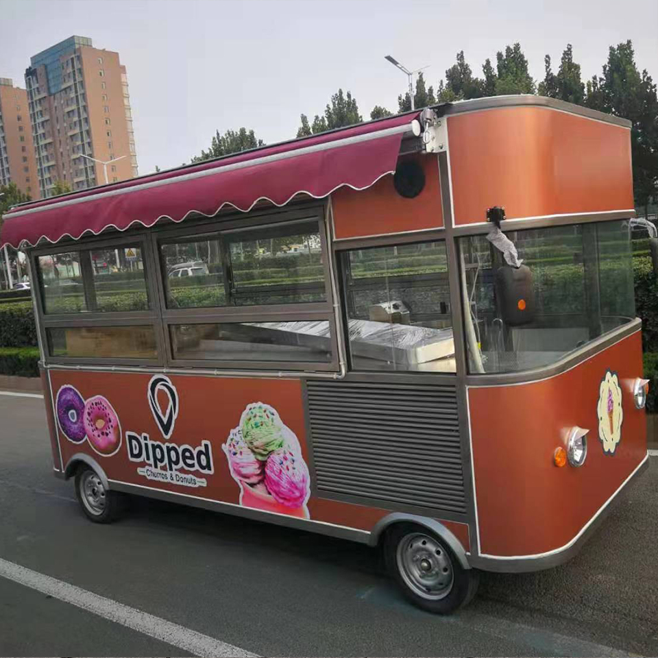 多种款式和颜色可选 移动小吃车 多功能餐车 流动美食车